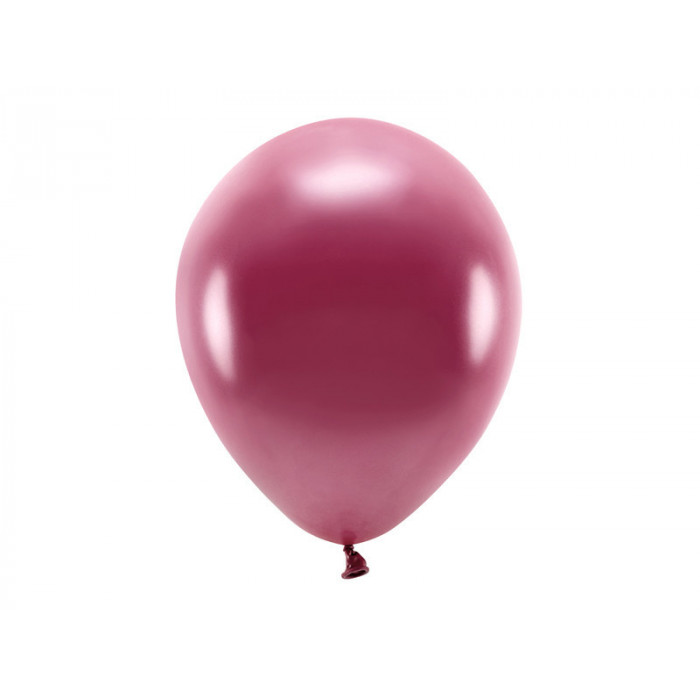 Balony Eco 30cm metalizowane, bordo (1 op. / 100 szt.)