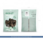 Balony Eco 30cm metalizowane, brązowy (1 op. / 100 szt.)