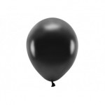 Balony Eco 30cm metalizowane, czarny (1 op. / 100 szt.)