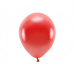 Balony Eco 30cm metalizowane, czerwony (1 op. / 100 szt.)