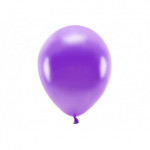 Balony Eco 30cm metalizowane, fiolet (1 op. / 10 szt.)