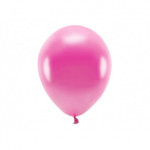 Balony Eco 30cm metalizowane, fuksja (1 op. / 10 szt.)