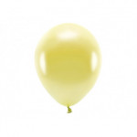 Balony Eco 30cm metalizowane, jasny złoty (1 op. / 10 szt.)