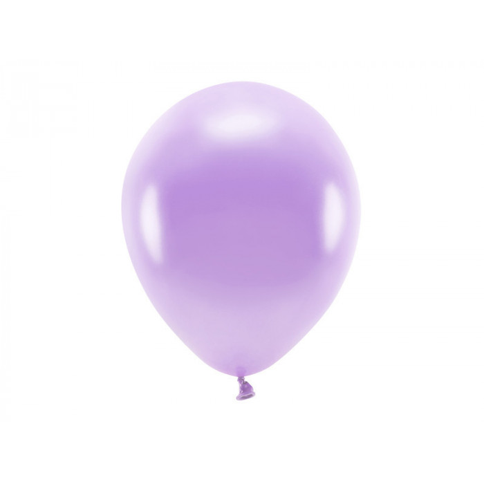 Balony Eco 30cm metalizowane, lawenda (1 op. / 10 szt.)