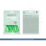 Balony Eco 30cm metalizowane, mięta (1 op. / 10 szt.)