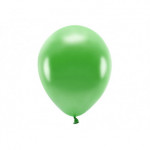 Balony Eco 30cm metalizowane, zielona trawa (1 op. / 10 szt.)