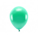 Balony Eco 30cm metalizowane, zielony (1 op. / 10 szt.)