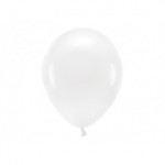 Balony Eco 30cm pastelowe, biały (1 op. / 100 szt.)