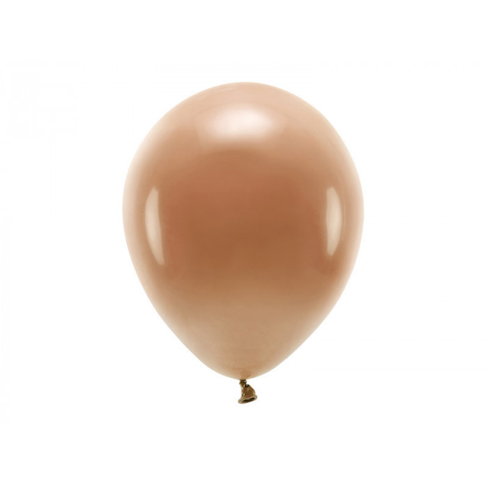 Balony Eco 30cm pastelowe, czekoladowy brąz (1 op. / 100 szt.)