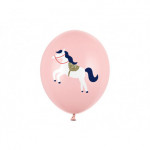 Balony 30 cm, Konik, Pastel Pale Pink (1 op. / 50 szt.)