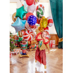 Balony 30 cm, Merry Christmas, mix (1 op. / 50 szt.)