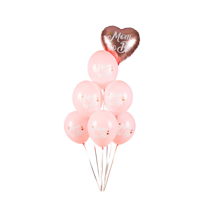 Balony 30 cm, Mom to Be, Pastel Pale Pink (1 op. / 50 szt.)