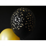 Balony 30 cm, Nietoperze, Pastel Black (1 op. / 50 szt.)