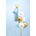 Balony 30 cm, One, Pastel Pure White (1 op. / 50 szt.)