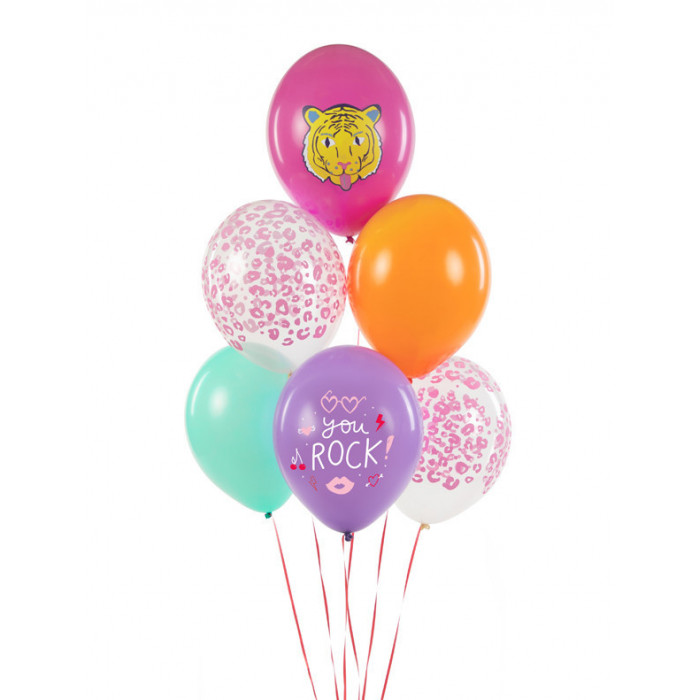 Balony 30 cm, You Rock, mix (1 op. / 50 szt.)