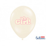 Balony 30cm, It's a Girl, Pastel Mix (1 op. / 50 szt.)