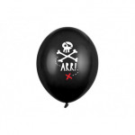 Balony 30cm, Piraci, Pastel Black (1 op. / 50 szt.)