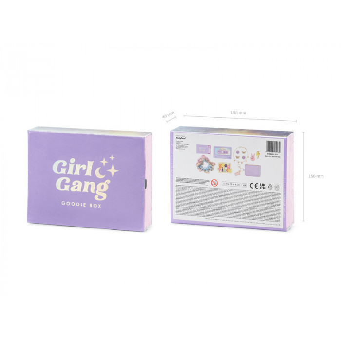 Zestaw prezentowy  Girl Gang Goodie Box, mix, 19x15x4 cm