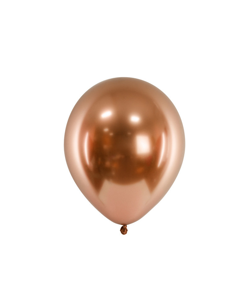 Balony Glossy 30 cm, miedziany (1 op. / 50 szt.)