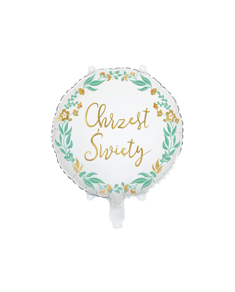 Balon foliowy Chrzest Święty, 45 cm, mix