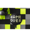 Balon foliowy Game over, 45 cm, czarny