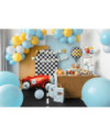 Balon foliowy Szachownica Happy Birthday, 45 cm, mix