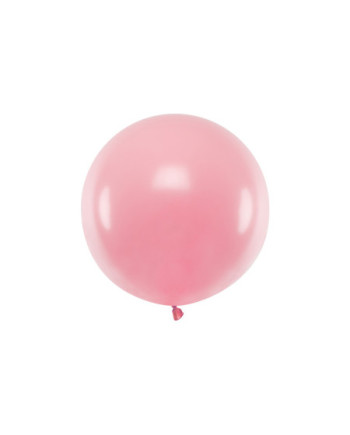 Balon okrągły 60 cm, Pastel Baby Pink