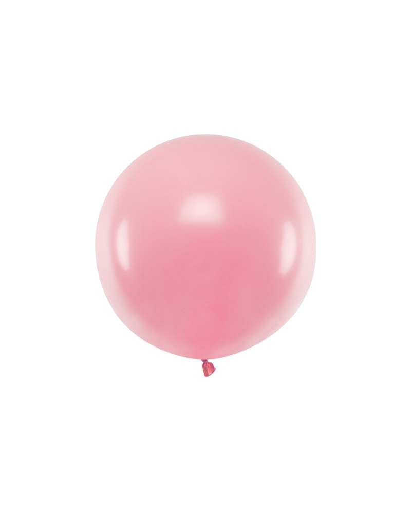 Balon okrągły 60 cm, Pastel Baby Pink