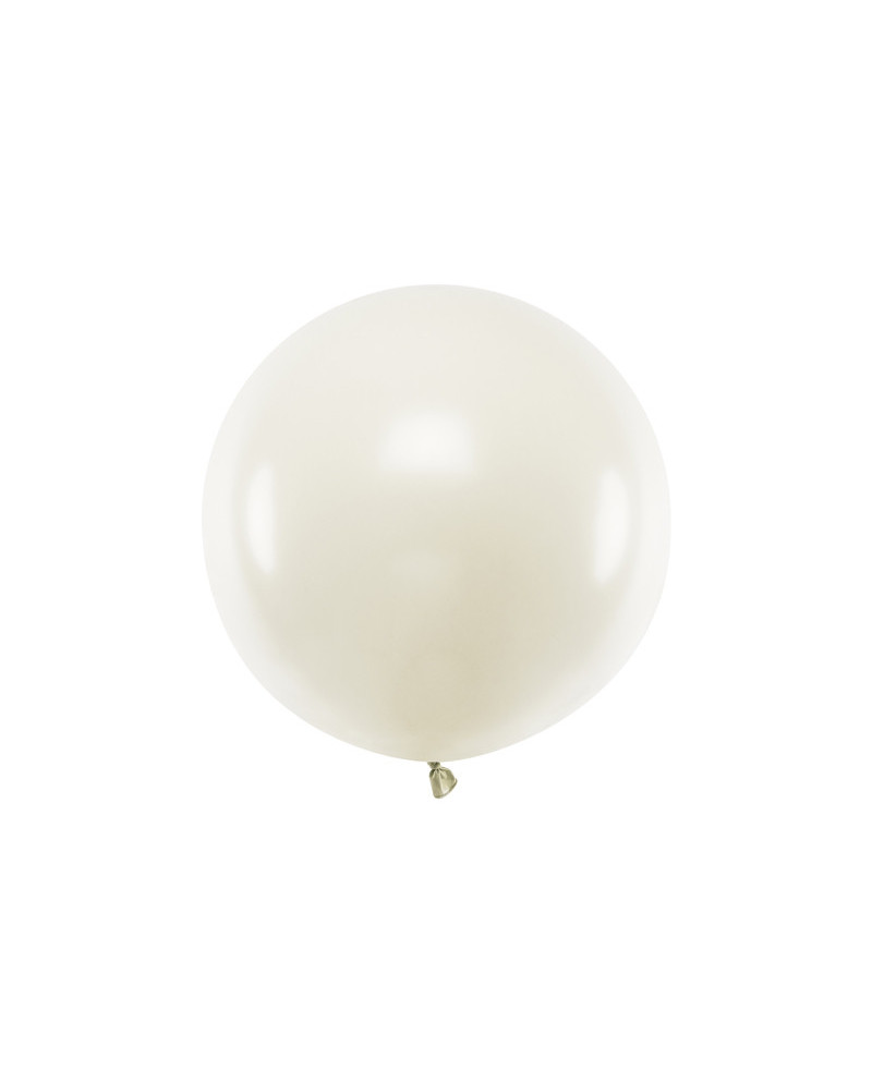 Balon okrągły 60 cm, Pastel Light Cream