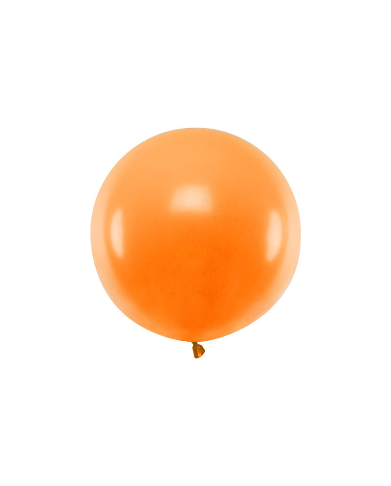 Balon okrągły 60 cm, Pastel Mandarin Orange