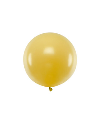 Balon okrągły 60 cm, Metallic Gold