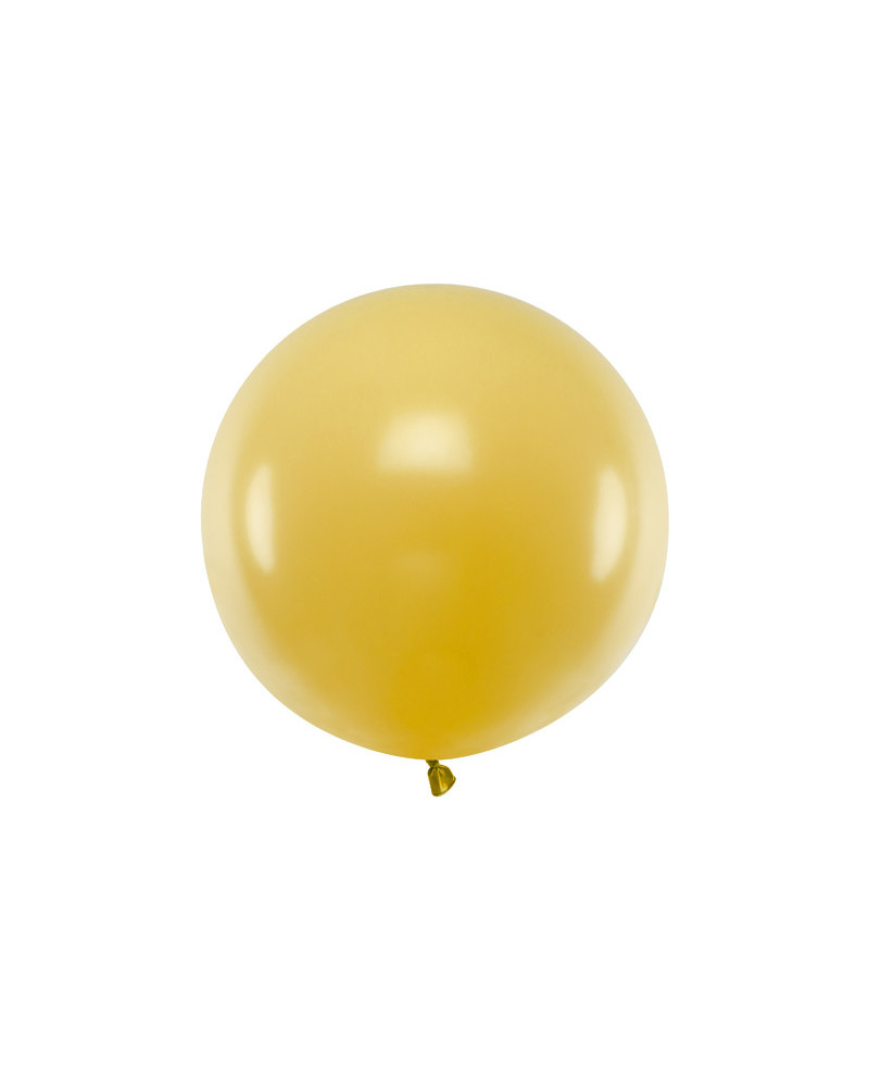 Balon okrągły 60 cm, Metallic Gold