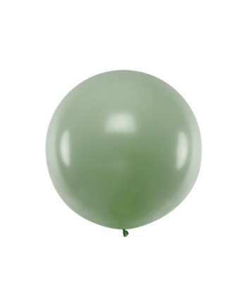 Balon okrągły 1 m, Pastel Rosemary Green