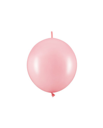 Balony z łącznikiem, 28cm, Pastel Baby Pink (1 op. / 20 szt.)