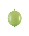 Balony z łącznikiem, 33 cm, oliwkowy (1 op. / 20 szt.)