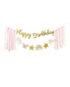 Baner Happy Birthday Jednorożec, 230x17.5 cm, mix