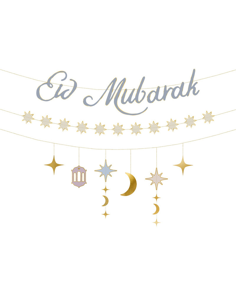 Baner Eid Mubarak, 200 cm, mix