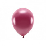 Balony Eco 30cm metalizowane, bordo (1 op. / 10 szt.)