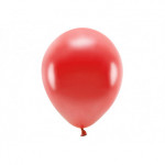 Balony Eco 30cm metalizowane, czerwony (1 op. / 10 szt.)