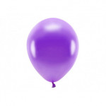 Balony Eco 30cm metalizowane, fiolet (1 op. / 100 szt.)