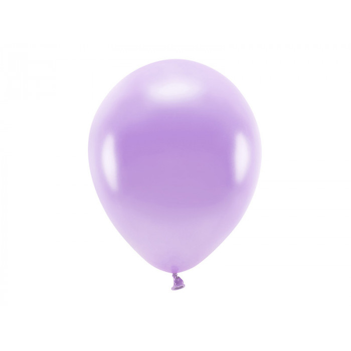 Balony Eco 30cm metalizowane, lawenda (1 op. / 10 szt.)