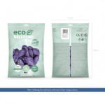 Balony Eco 30cm metalizowane, lawenda (1 op. / 100 szt.)