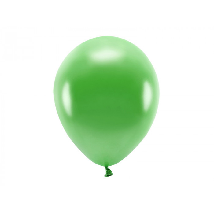 Balony Eco 30cm metalizowane, zielona trawa (1 op. / 100 szt.)