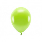 Balony Eco 30cm metalizowane, zielone jabłuszko (1 op. / 10 szt.)