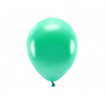 Balony Eco 30cm metalizowane, zielony (1 op. / 10 szt.)