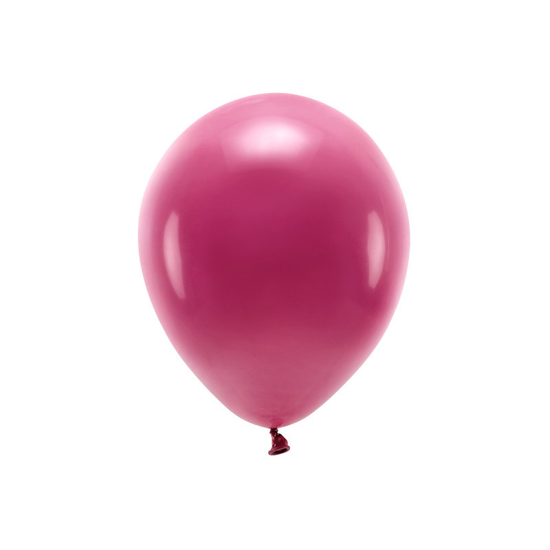 Balony Eco 30cm pastelowe, bordo (1 op. / 100 szt.)