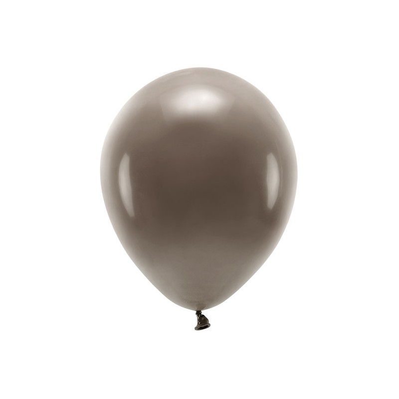 Balony Eco 30cm pastelowe, brązowy (1 op. / 100 szt.)