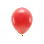 Balony Eco 30cm pastelowe, czerwony (1 op. / 10 szt.)