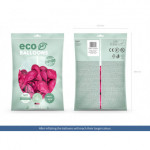 Balony Eco 30cm pastelowe, fuksja (1 op. / 100 szt.)