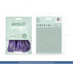 Balony Eco 30cm pastelowe, lawenda (1 op. / 10 szt.)